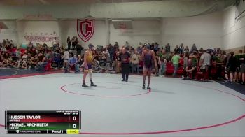 106 lbs Cons. Round 3 - Hudson Taylor, Bayfield vs Michael Archuleta, Center