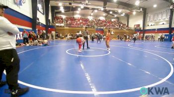 155-165 lbs Rr Rnd 4 - Kenady Kerr, Fort Gibson Youth Wrestling vs Alix Kimble, Tahlequah Wrestling Club