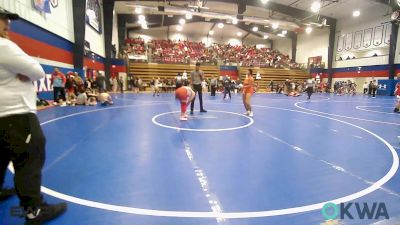 155-165 lbs Rr Rnd 4 - Kenady Kerr, Fort Gibson Youth Wrestling vs Alix Kimble, Tahlequah Wrestling Club