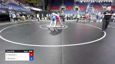 157 lbs Cons 32 #2 - Dominic Sanchez, CO vs Mario Carini, CA