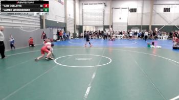 113 lbs Champ. Round 1 - James Linenberger, Las Animas vs Leo Collette, Republic County