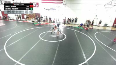 100-105 lbs Round 1 - Camiel Guizar, Powerline Wrestling vs Arianna Romero, Chino Hills High School WC