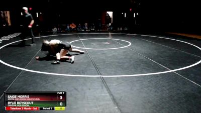 145G 1st Place Match - Saige Morris, South Anchorage High School vs RYLIE BOYSCOUT, Chugiak High School