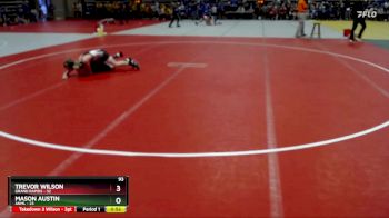 93 lbs Semis & 1st Wrestleback (8 Team) - Trevor Wilson, Grand Rapids vs Mason Austin, ANML