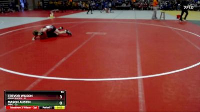 93 lbs Semis & 1st Wrestleback (8 Team) - Trevor Wilson, Grand Rapids vs Mason Austin, ANML