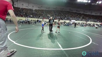 46 lbs Quarterfinal - Kason Baxter, Poteau Youth Wrestling Academy vs Axel Ramirez, Smith Wrestling Academy