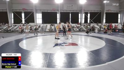165 lbs Semis - Luke Gauthier vs Corbin Bissett, Mentor High School