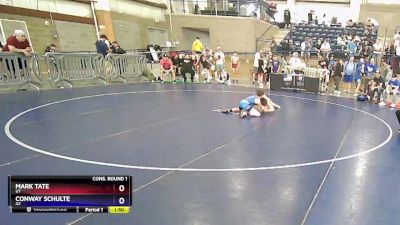 86 lbs Cons. Round 1 - Mark Tate, UT vs Conway Schulte, AZ