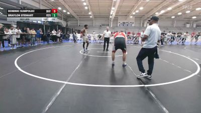 182 lbs Semifinal - Dominic Sumpolec, Team Shutt Rioux - HSB vs Braylon Stewart, Prestige Worldwide - HSB