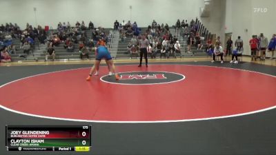 175 lbs Round 4 - Joey Glendening, Burlington Notre Dame vs Clayton Isham, Clear Creek-Amana