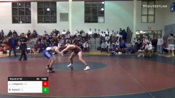 160 lbs Prelims - Jack Limperis, Cardinal Gibbons vs Brooks Heard, Trinity Christian Academy