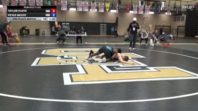 190 lbs 7th Place Match - Taylor Floyd, Iowa vs Peyce McCoy, Iowa