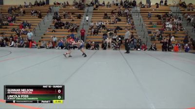 70 lbs 1st Place Match - Gunnar Nelson, No Nonsense Wrestling vs Lincoln Foss, Pursuit Wrestling Minnesota