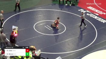 89 lbs Round Of 32 - Evan Cies, Owen J Roberts vs Gabe Benyo, Hazleton