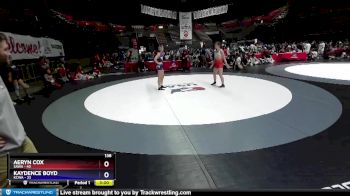 138 lbs Round 4 (16 Team) - Aeryn Cox, SAWA vs Kaydence Boyd, KCWA