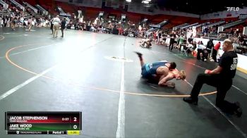 160 lbs Champ. Round 2 - Jake Wood, Perrysburg WC vs Jacob Stephenson, Team Niagara