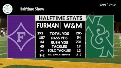 Replay: Furman vs William & Mary | Sep 21 @ 6 PM