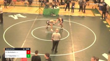 160 lbs Consolation - Alex Berkobein, Carver vs Dominic Pittman-Baptiste, Bristol-Plymouth/Coyle Cassidy