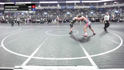 218 lbs Quarterfinal - Joaquin Escoto, Webb City Youth Wrestling vs Joash Brandt, SlyFox