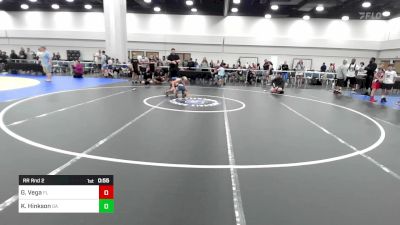 54.2-58.4 Rr Rnd 2 - Gustavo Vega, Fl vs Knox Hinkson, Ga