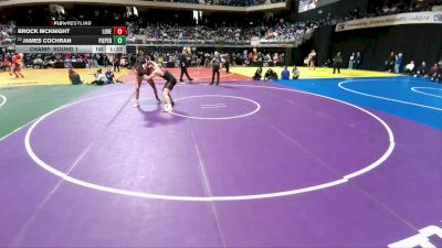 5A 190 lbs Champ. Round 1 - James Cochran, Comal Pieper vs Brock McKnight, Lucas Lovejoy