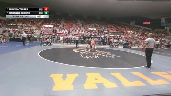 145 lbs Cons. Round 3 - Makenzie Rogers, Mulvane HS vs Mikayla Ybarra, Wellington HS