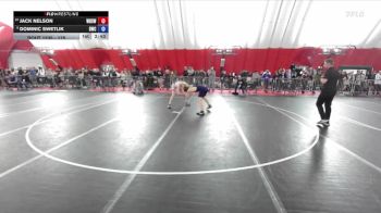 175 lbs Cons. Round 2 - Jack Nelson, Wrightstown High School Wrestling vs Dominic Swetlik, Denmark Wrestling Club