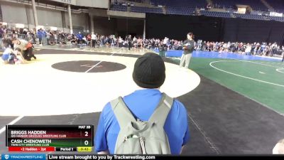 53 lbs Champ. Round 1 - Cash Chenoweth, Twin City Wrestling Club vs Briggs Hadden, Gig Harbor Grizzlies Wrestling Club