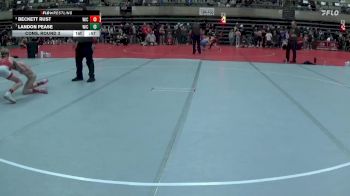 75 lbs Cons. Round 3 - Landon Pease, Team Nazar vs Beckett Rust, Heartland Wrestling Academy