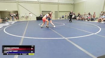 135 lbs Quarters & 1st Wb (16 Team) - Jacinda Espinosa, Missouri Blue vs Courtney Hunt, Idaho