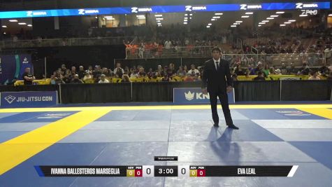 Eva Leal vs Ivanna Ballesteros Marseglia 2025 Pan Kids Jiu-Jitsu IBJJF Championship