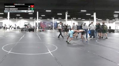 120 lbs 5th Place Match - Jekai Sedgwick, Forge vs Cole Perrin, Seawolf Wrestling