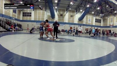 14U Boys GR - 225 lbs Champ. Round 1 - Jayden Bronson, HardWay Wrestling Academy vs James Gordon