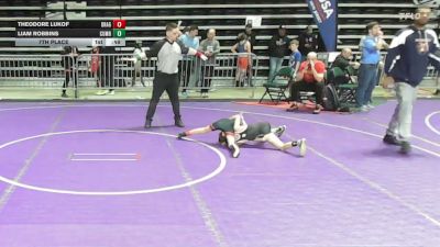 57 lbs 7th Place - Theodore Lukof, Dragon Rtc vs Liam Robbins, Cumberland