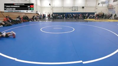 136 lbs Champ. Round 2 - Cole Stevenson, Gunn vs Lenard Kim, Santa Teresa