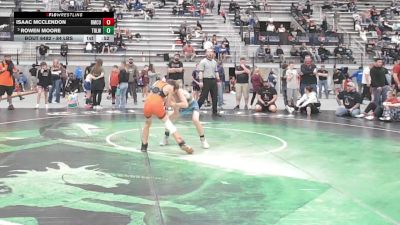 84 lbs Cons. Quarters - Isaac McClendon, Roseburg Mat Club /Umpqua Valley Wrestling Associaction vs Rowen Moore, Team Real Life Wrestling