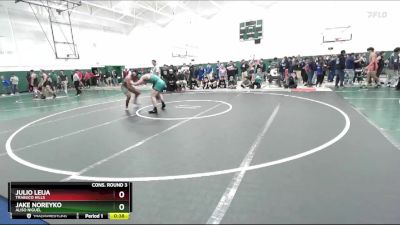 175 lbs Cons. Round 3 - Jake Noreyko, Aliso Niguel vs Julio Leija, Trabuco Hills