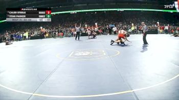 D2-165 lbs Champ. Round 1 - Caleb Steele, Brother Rice HS vs Titan Parker, Western HS (Parma)