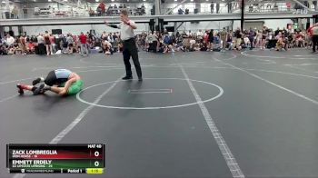 120 lbs Round 3 (4 Team) - Emmett Erdely, U2 Upstate Uprising vs Zack Lombreglia, Iron Horse