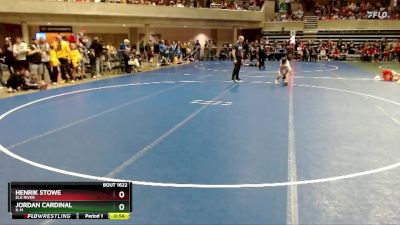 40 lbs Semifinal - Henrik Stowe, Elk River vs Jordan Cardinal, K-M