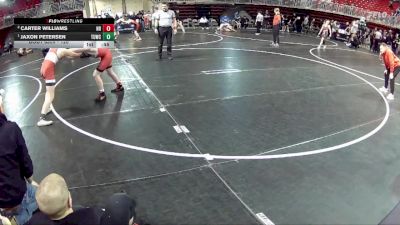 120 lbs 1st Place Match - Jaxon Petersen, The Underground Wrestling Club vs Carter Williams, Nebraska Boyz