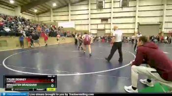 215 lbs Quarterfinal - Tyler Denney, Lone Peak vs Briggsten Bradshaw, Beaver