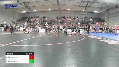 119 lbs Semifinal - Jabari Jones, Tulsa Blue T Panthers vs Grant Davis, Honey Badgers Wrestling Club