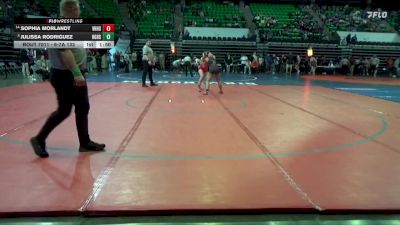 6-7A 132 Champ. Round 1 - Julissa Rodriguez, Hazel Green HS vs Sophia Morlandt, Vestavia Hills