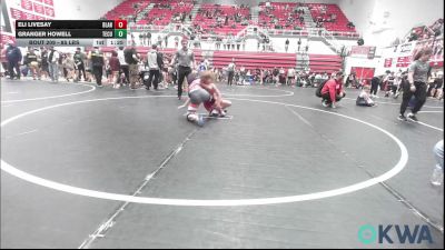 85 lbs Round Of 16 - Eli Livesay, Blanchard Wrestling Club vs Granger Howell, Tecumseh Youth Wrestling