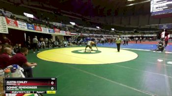 190 lbs Placement (4 Team) - Austin Conley, Poquoson vs Dominic Semendinger, Eastern View