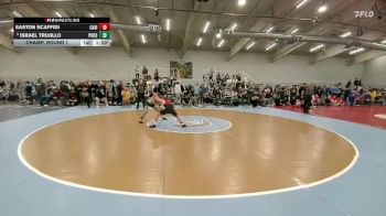 120 lbs Champ. Round 1 - Easton Scaffidi, Castle View vs Israel Trujillo, Pueblo County