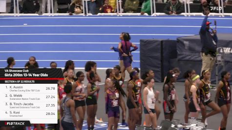 High School Girls' 200m, Finals 5