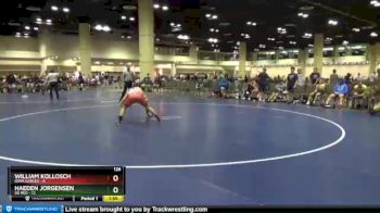 126 lbs Round 7 (10 Team) - William Kollosch, Iowa Gables vs Haeden Jorgensen, SD Red