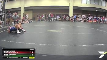 125 lbs Round 1 (6 Team) - Kyle Simpson, Dogtown vs AJ DeLacruz, Team Palmetto Black
